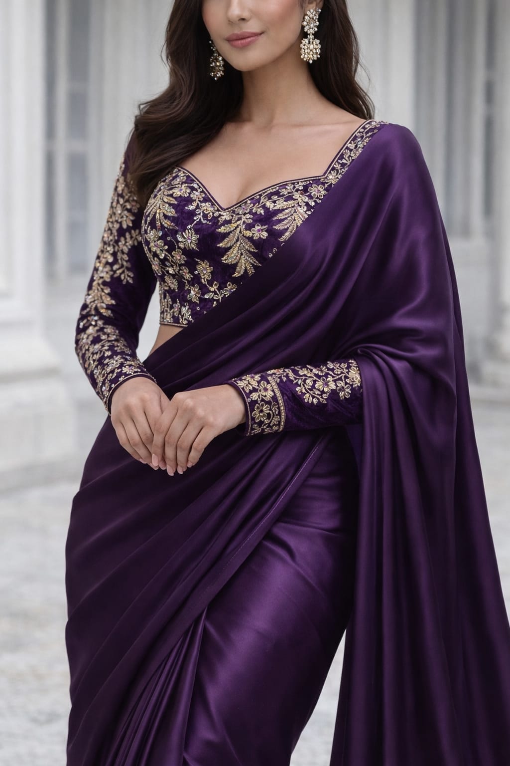 Royal Crimson Elegance Saree