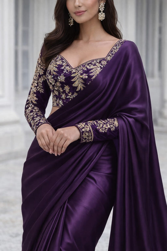 Royal Crimson Elegance Saree