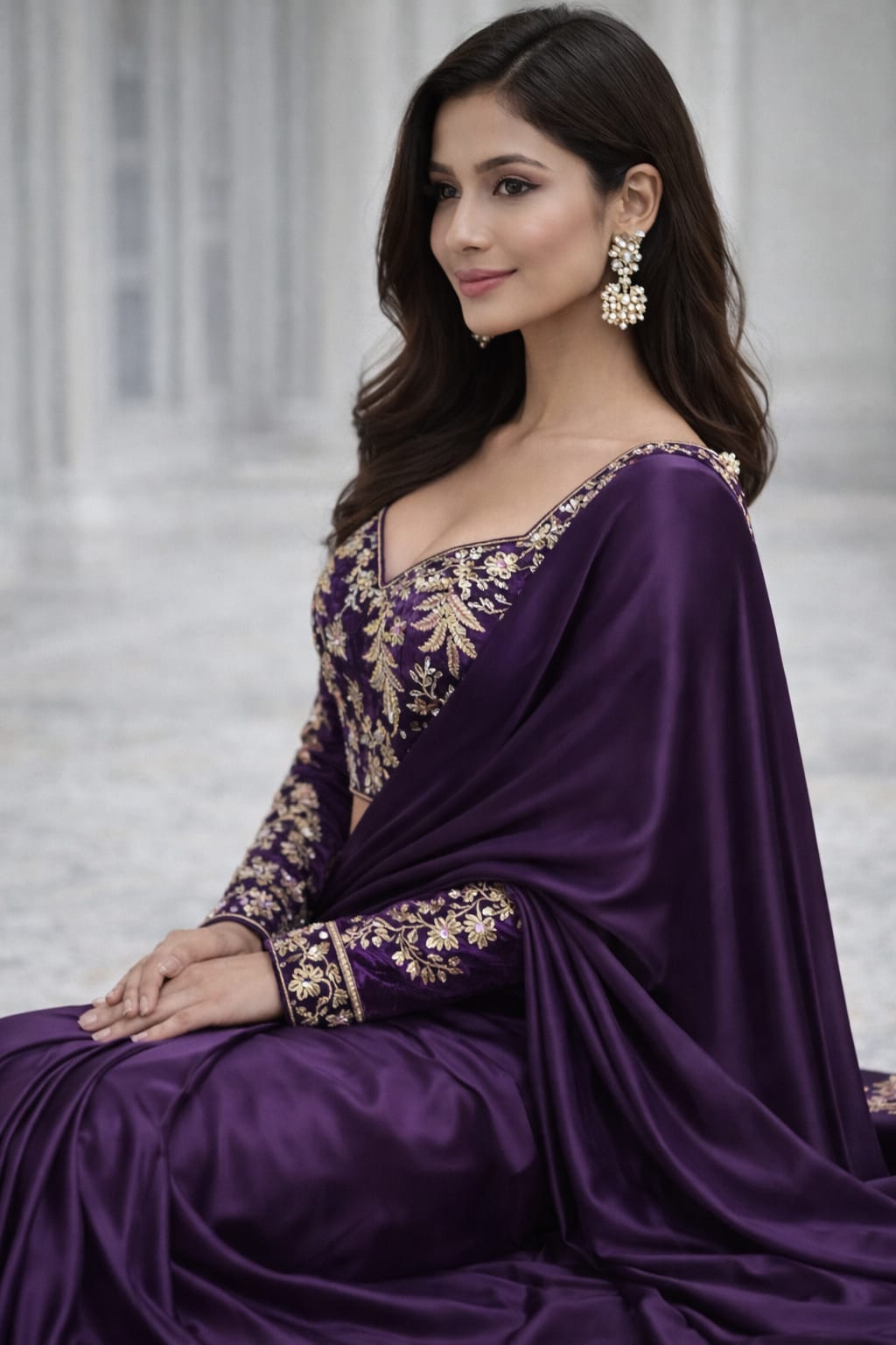 Royal Crimson Elegance Saree